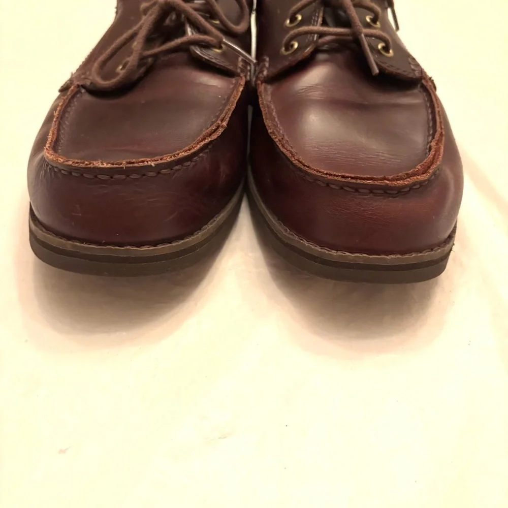 NWOT Timberland Brown leather boat shoes loafers with Ortholite SZ 10